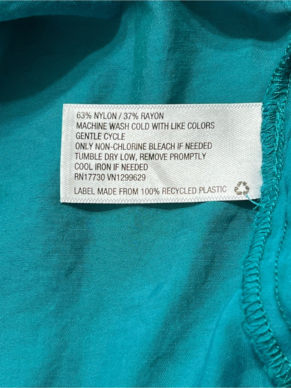 Knox Rose Teal V‑Neck Tiered Midi Dress - Picture 7 of 9